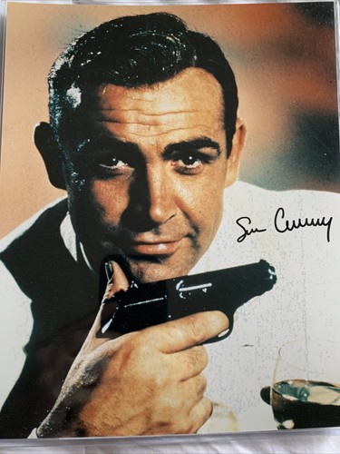 Sean connery autographed 8x10 - connery,