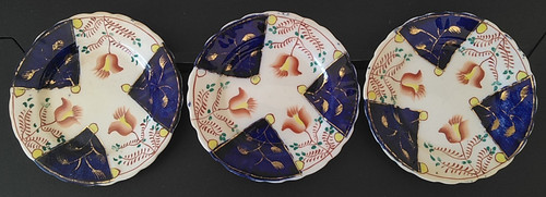 Three antique gaudy welsh - three,