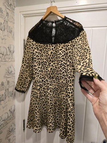 Zara basic leopard print dress - basic,