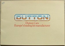DUTTON Kit Cars Sales Brochure