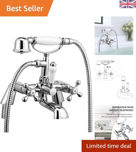 Elegant deck mounted bath - mounted,