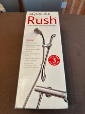 Aqualisa Rush Exposed Thermostatic Shower System – Chrome