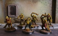 6 x Warhammer - Mordheim - Well Painted Zombies - Undead Vampire Zombie D&D  RPG
