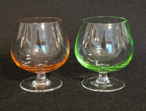 Pair mini snifter glasses - snifter,