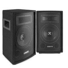 2x Vonyx 8"" Passive PA