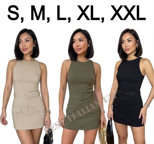 Womens belted dress ladies - womens,