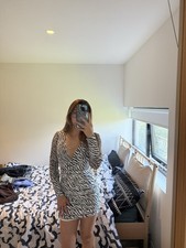 Maje Zebra Animal Print Mini