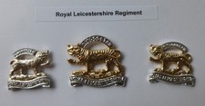 Cap & Collar Badges - The Royal Leicestershire Regiment R LEICESTER