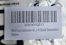 4 X CUSHION COVERS, CHRISTMAS