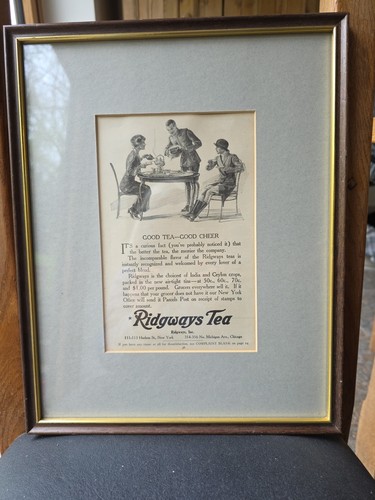 Vintage framed advertisement - vintage,