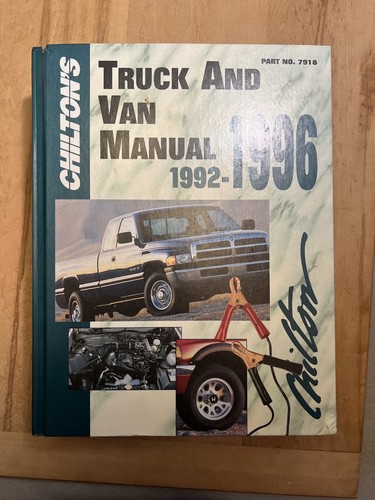 Chilton 7918 truck van - 7918, &