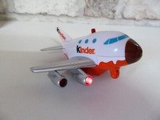 Kinder Chocolate Fun Plane Pull Back & Go with Lights and Take Off Sounds 4"