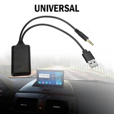 Universal Car 5V Bluetooth Module Adapter Stereo Cable AUX 3.5MM Wireless Radio 