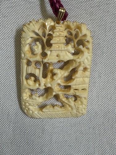 Chinese antique carved - 2",