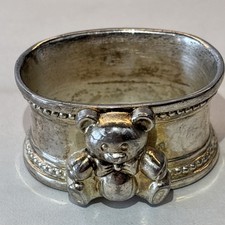 Napkin Ring Teddy Bear Vintage