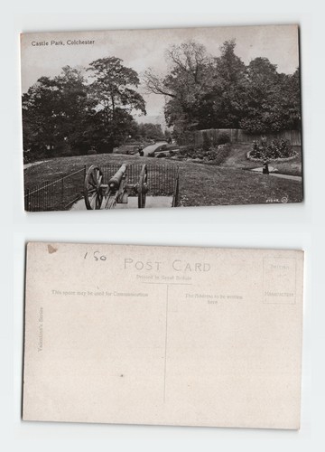 Vintage postcard castle - postcard, park