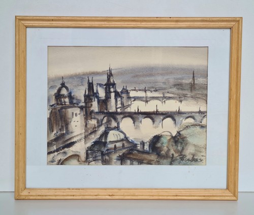 Painting watercolour view - watercolour,