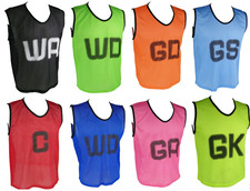 Micro Mesh Vests Netball Bibs