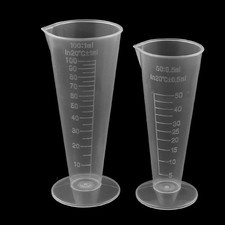 1Pcs Plastic Conical Beaker