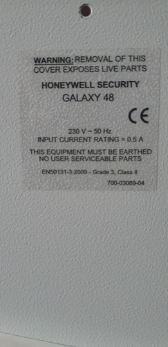 Honeywell galaxy alarm - galaxy, 48