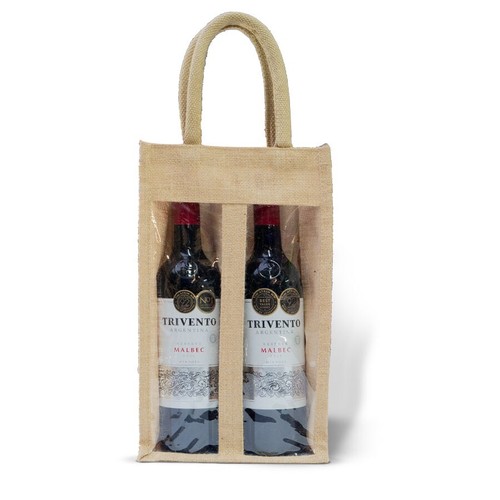 Hessian window wine bag jute - hessian,