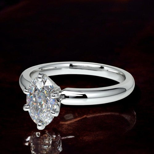 Diamond ring engagement - engagement, gold
