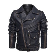 Top Men's Leather Cafe Racer