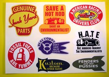 HOT ROD Retro vintage Sticker