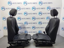 BMW 1 SERIES FRONT M SPORT LEATHER SEAT PAIR LEFT RIGHT SIDE F20 FX BLACK HEATED