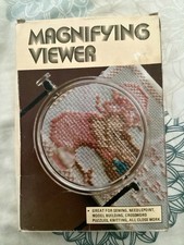 Magnifying Viewer For Sewing Needlework Embroidery Hands Free