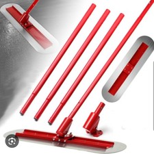 Concrete Bull Float Aluminium Alloy Cement Float Tool Trowel Handles w/ Brackets