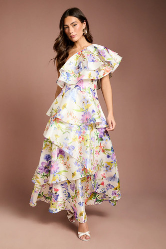 Coast multi fit flare dress - fit,