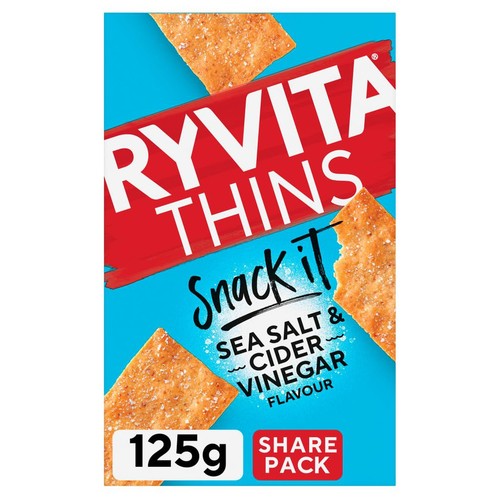 Ryvita thins snack sea salt - snack,