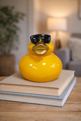 Cool duck ornament with - duck,
