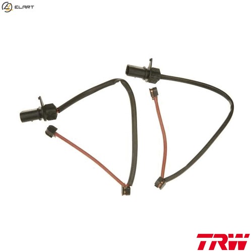 Warning contact brake pad wear - warning,