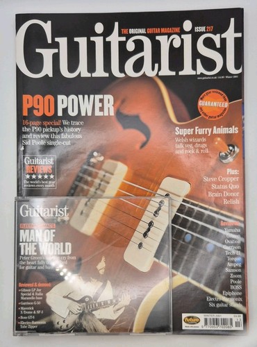 Guitarist magazine issue 217 - magazine,
