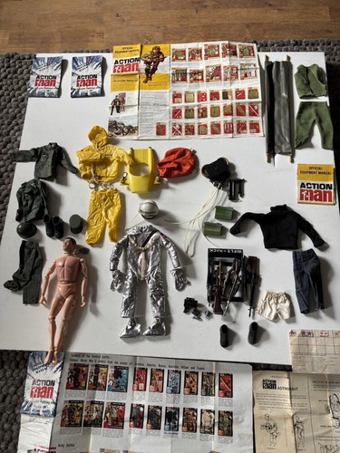 1967 vintage action man with - action,