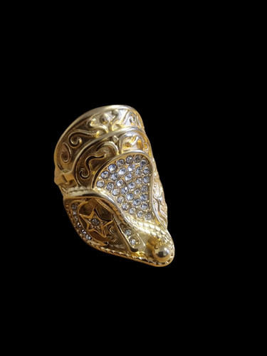 Gold plated saddle ring - saddle,