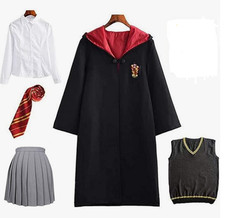 Harry Potter Gryffindor School Uniform 5-Piece Cosplay Costume Set Fancy Costume