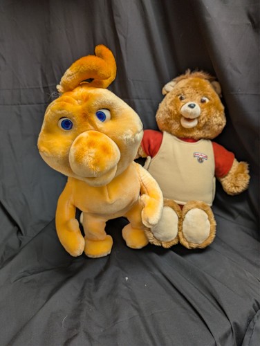 Teddy ruxpin and grubby 1985 - teddy,