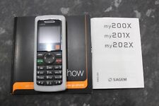 (130) Genuine Sagem MY201X Mobile Phone New Unused Locked To Orange PHONE ONLY