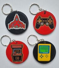 Retro Gamer Keyring Keychain