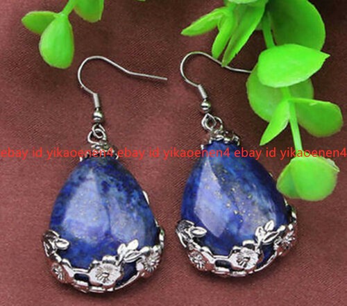 Tibet 925 silver drop - 925, lapis