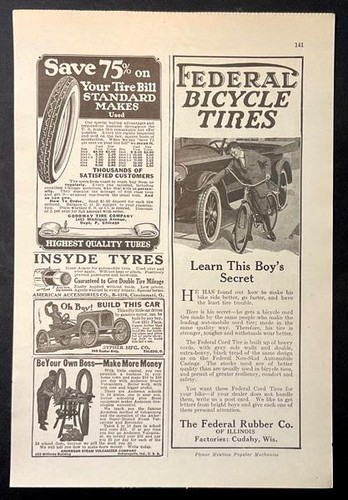 1921 federal bicycle tires - 1921,