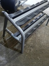 Technogym Dumbbell Rack + 14kg pair