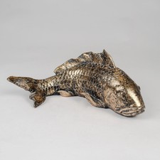 25cm Antique Gold / Bronze Koi