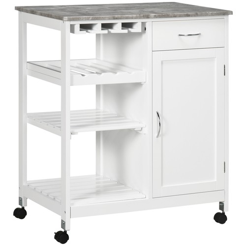 Homcom kitchen trolley - homcom,