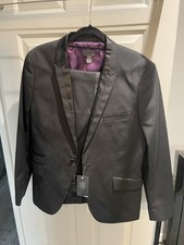 H&M  Slim Fit mens suit jBlack