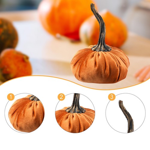 Artificial pumpkin velvet - pumpkin,