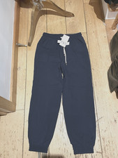 Zara Navy Tie Cord Joggers
